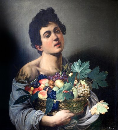 Ragazzo con un cesto di frutta di Caravaggio da Michelangelo Merisi Caravaggio